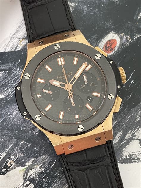 hublot big bang or rose|big bang gold ceramic 44mm.